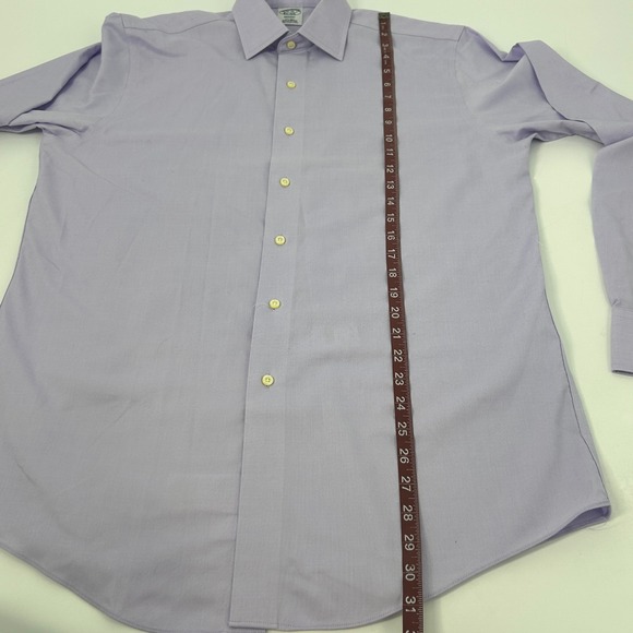Brooks Brothers Regent Non Iron Supima Cotton Dress Shirt Men 16 36 Lavender NEW - Picture 8 of 11